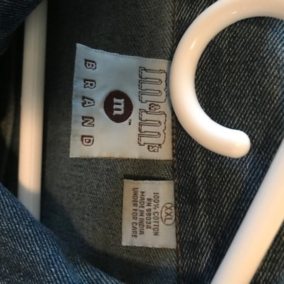 M&M World Blue M&M Jean Jacket - Picture 3 of 4